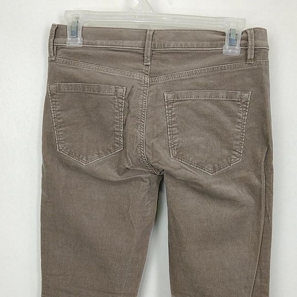 Loft Womens sz 26/2 Pants Modern Skinny Tan Corduroy - Picture 5 of 9